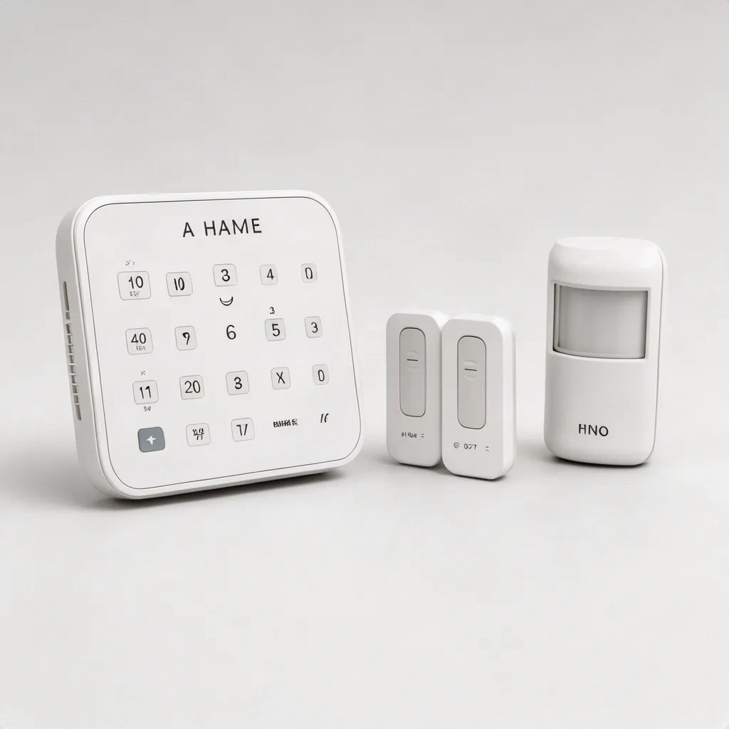 Kit d'alarme connectée Secure One avec centrale, capteurs d'ouverture et détecteur de mouvement
